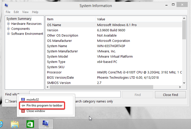 10 ways to start System Information in Windows (all versions)