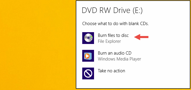 How to burn discs in Windows, using File Explorer or Windows Explorer