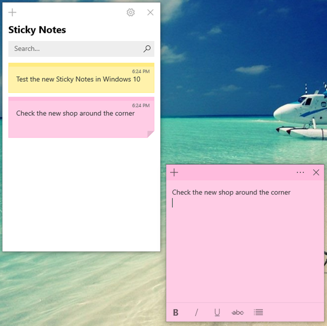 How to use Sticky Notes in Windows 10