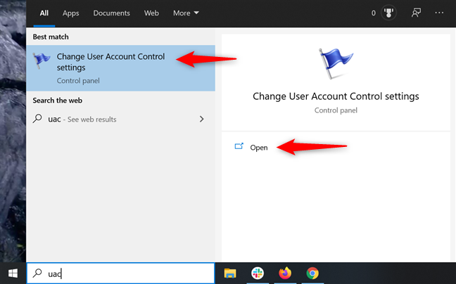 How to change the User Account Control (UAC) level in Windows 10