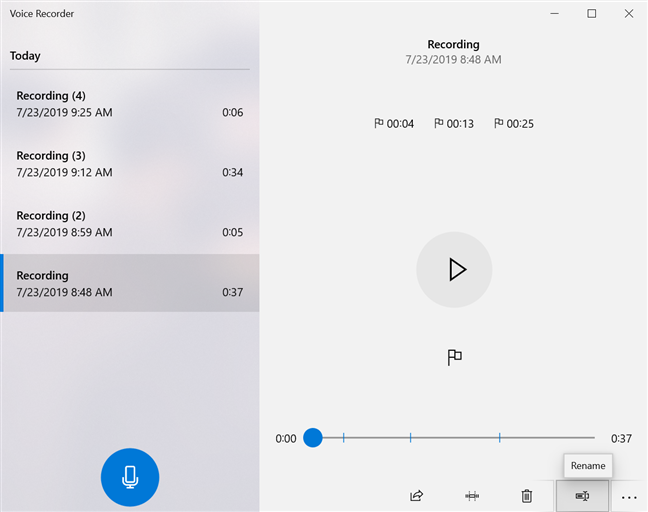 How to use the Voice Recorder in Windows 10 to record audio