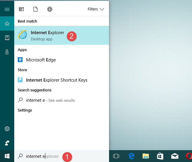 9 ways to start Internet Explorer in all Windows versions