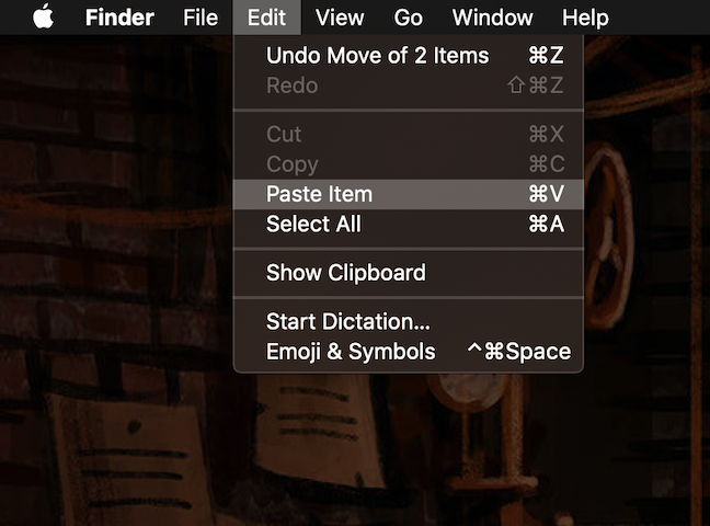 5 ways to Cut, Copy, and Paste files and folders on a Mac