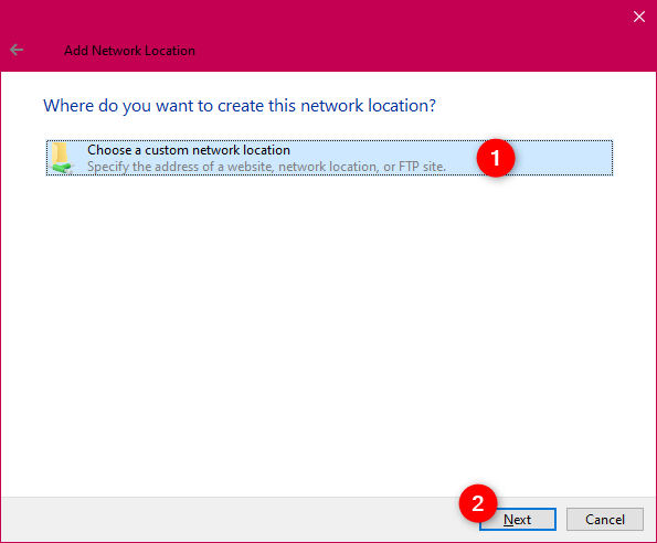 How to map FTP drives, network drives, and web shares, in Windows 10