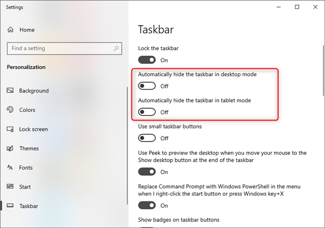 3 ways to hide the taskbar in Windows 10