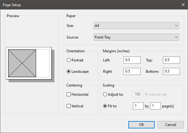 How to print an image on multiple pages, using Windows 10s Paint