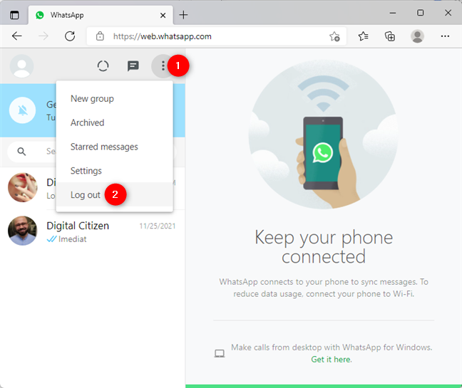 How to log out your devices from WhatsApp