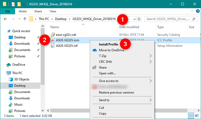 What is an ICM file? How to use it to install a color profile, in Windows 10?