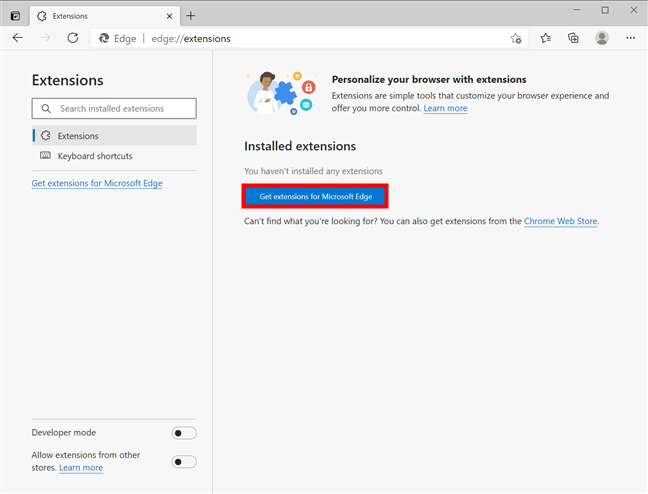 How to get, configure, and remove Microsoft Edge extensions