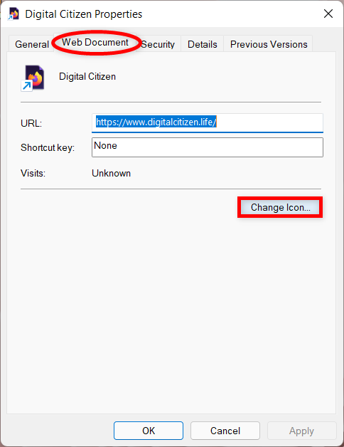 How to change a shortcut icon in Windows 11 and Windows 10