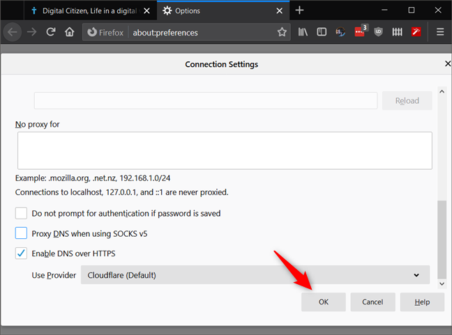 How to enable DNS over HTTPS in Firefox