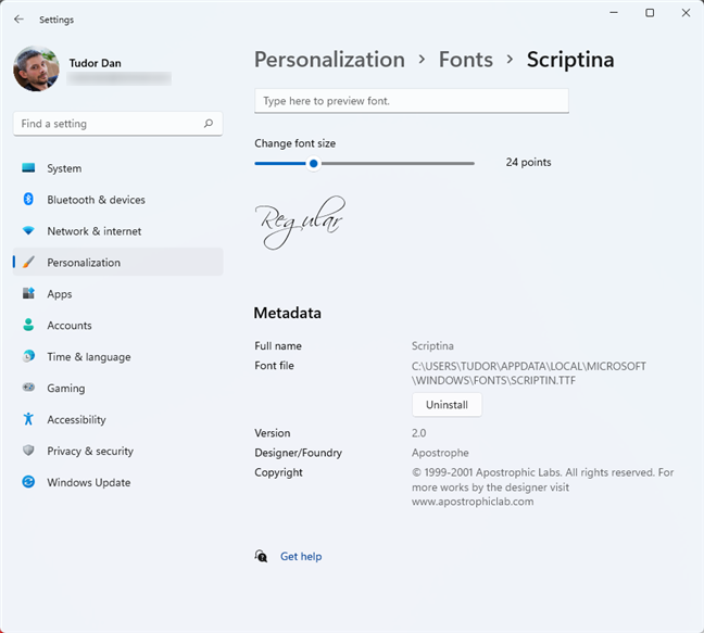 How to view and install fonts in Windows 11 and Windows 10