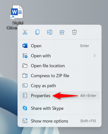 How to change a shortcut icon in Windows 11 and Windows 10