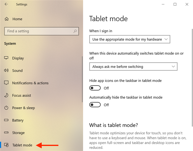 Windows 10 Tablet mode: Learn all about it and how to use it!