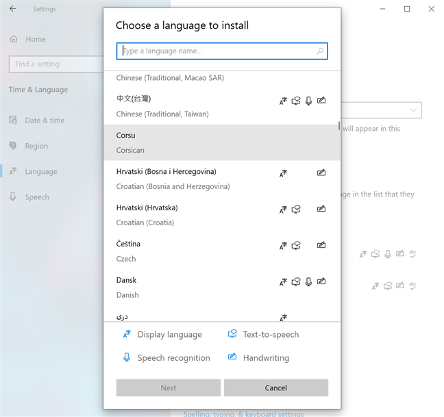 How to change the keyboard language on Windows 10