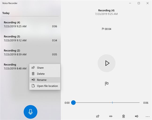 How to use the Voice Recorder in Windows 10 to record audio