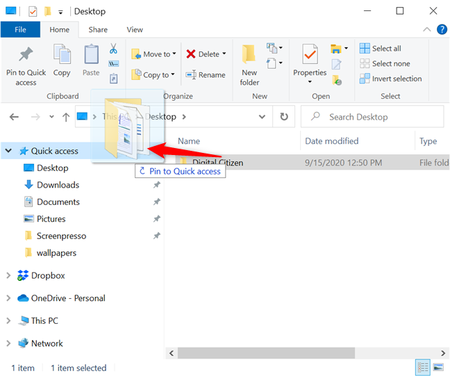 4 ways to pin items to Quick access in File Explorer