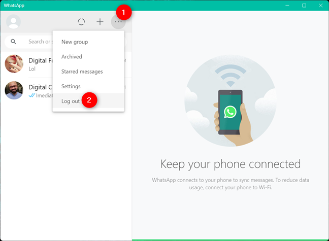 How to log out your devices from WhatsApp