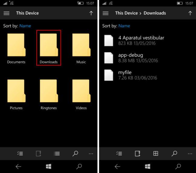 How to receive files via Bluetooth and how to find them in Windows 10 Mobile