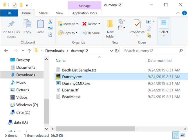 4 ways to create random dummy files with a specific size in Windows