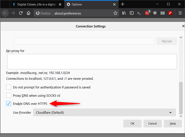 How to enable DNS over HTTPS in Firefox