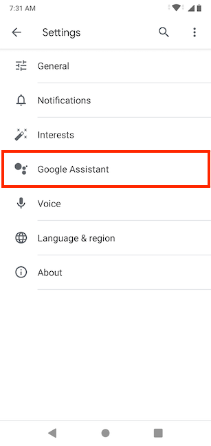 How to change the Google Assistant language on Android