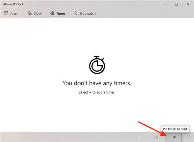 How to use the Windows 10 Timer