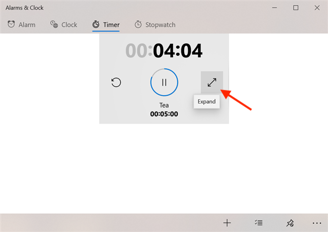 How to use the Windows 10 Timer