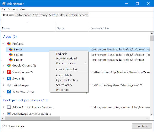 11 ways to manage running processes with the Task Manager in Windows 10