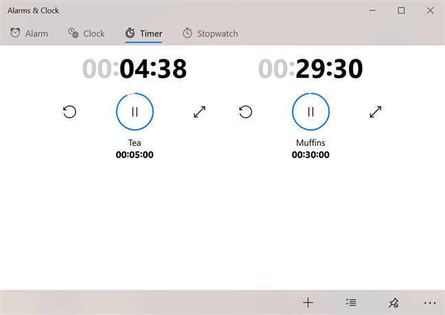 How to use the Windows 10 Timer