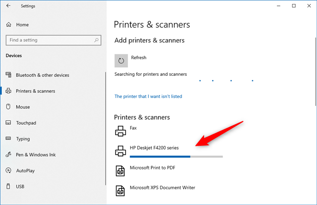 How to add a local printer on your Windows 10 computer, using a USB cable