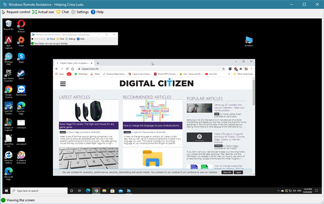 Provide remote support to Windows 10 users with Windows Remote Assistance
