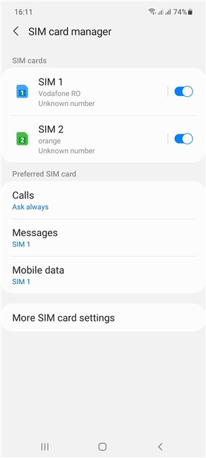 How to change Dual SIM settings on Samsung Galaxy smartphones