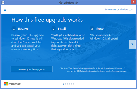 How To Reserve Your Free Upgrade To Windows 10