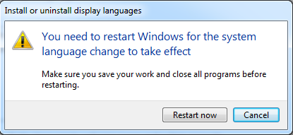 Install & Change to a New Display Language in Windows 7 Home & Pro