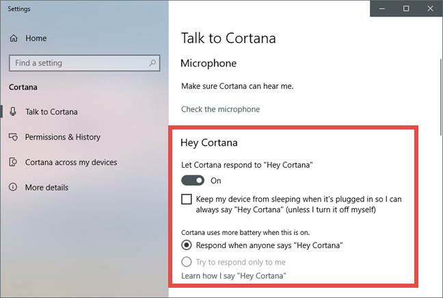 The complete guide to configuring Cortana in Windows 10