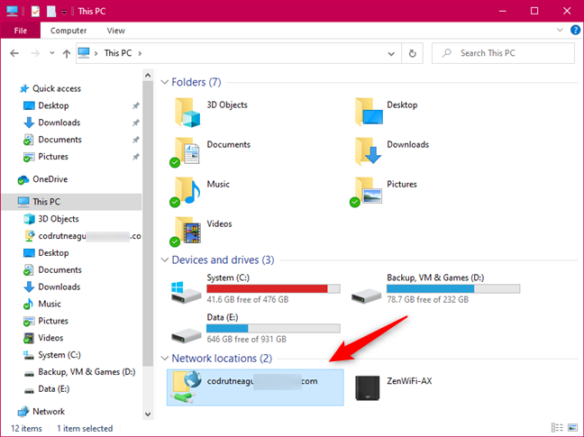 How to map FTP drives, network drives, and web shares, in Windows 10