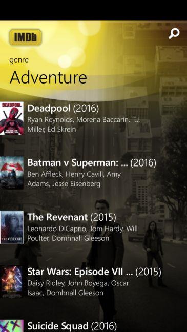6 Things you can do with the IMDb app for Windows Phone & Windows 10 Mobile