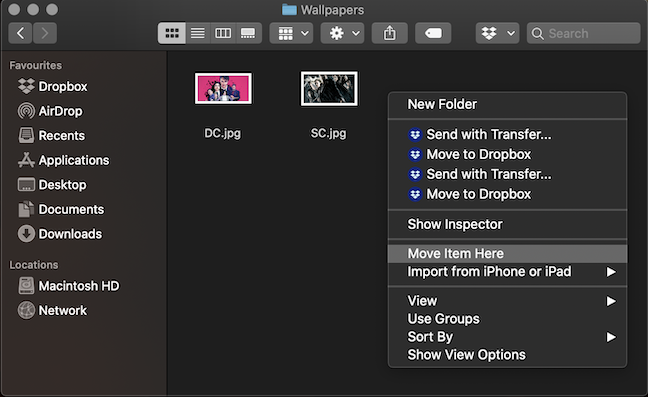 5 ways to Cut, Copy, and Paste files and folders on a Mac