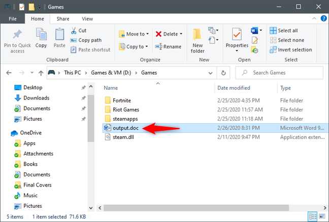 How to export the directory tree of a folder in Windows