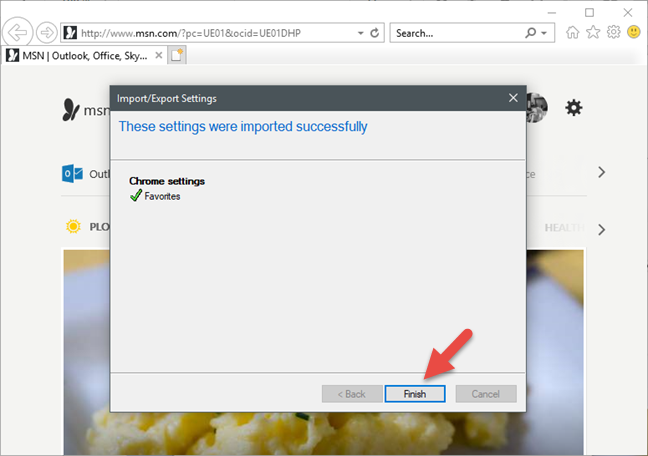 How to import or export bookmarks when using Internet Explorer