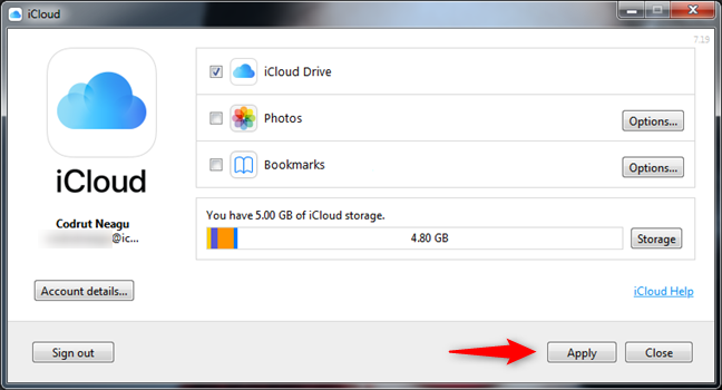 How to download and install iCloud for Windows