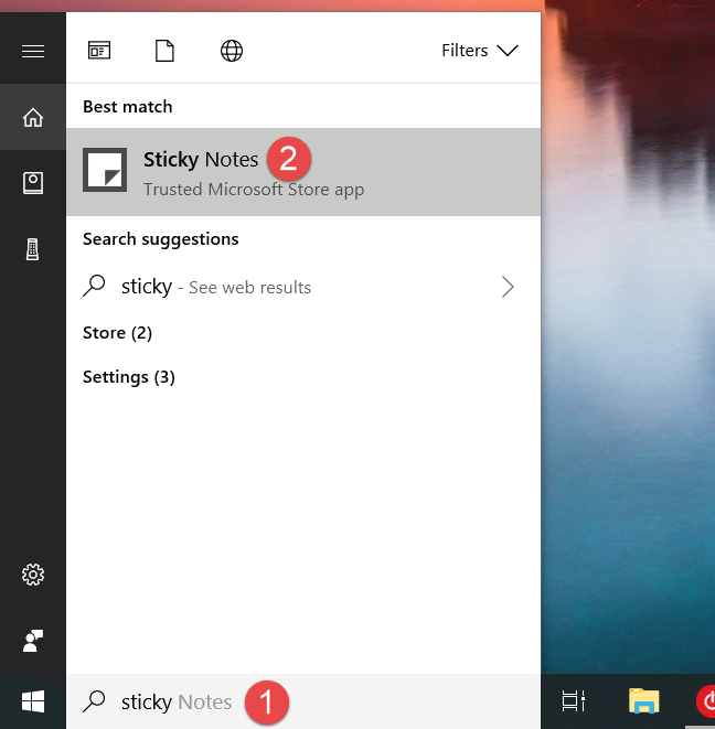 10 ways to start Sticky Notes in Windows (all versions)