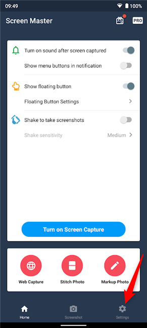 How to change screenshot format on Android - PNG to JPG and back