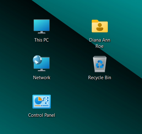 How to restore the desktop icons in Windows 10 and Windows 11