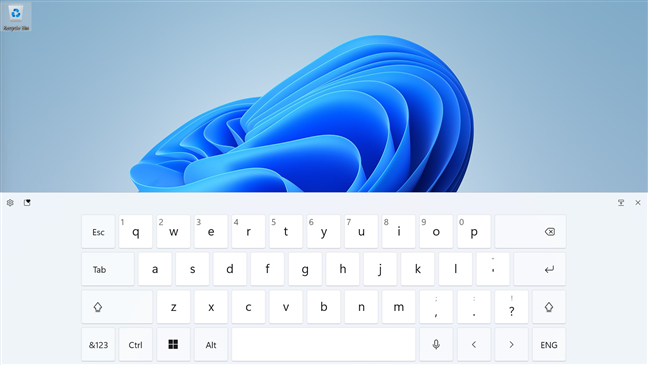 How to enable the Touch Keyboard in Windows 11