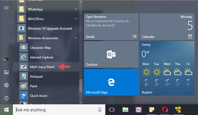 How to do math with the Math Input Panel in Windows