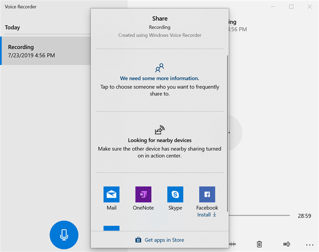 How to use the Voice Recorder in Windows 10 to record audio