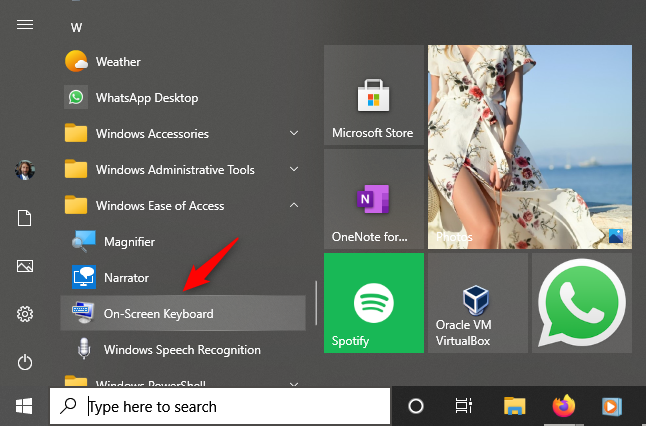 How to use the On-Screen Keyboard in Windows 10