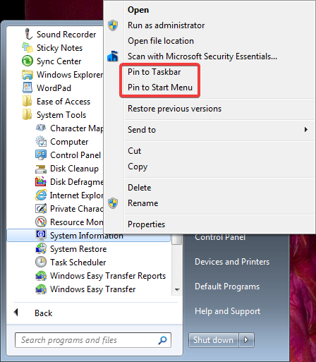 10 ways to start System Information in Windows (all versions)